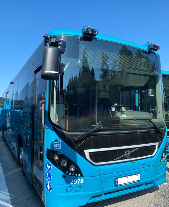 70-036 Volvo 8900 Euro 6 støtfangerhjørne, høyre bak (2017-) - lakkert - Bilde 2